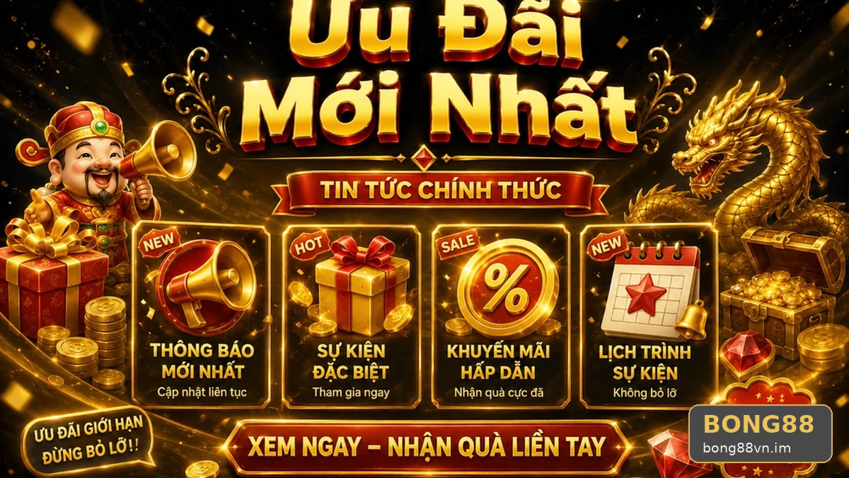 Tưởng icon ưu đãi là điều kiện khuyến mãi: Sai lầm khi đọc giao diện BONG88